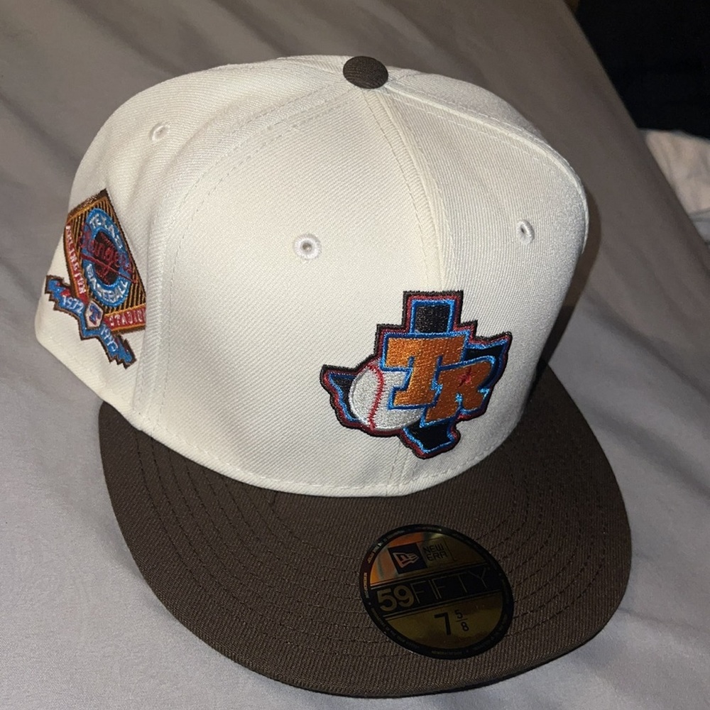 New Era Texas Rangers “Tootsie Roll” Fitted Size 7 5/8